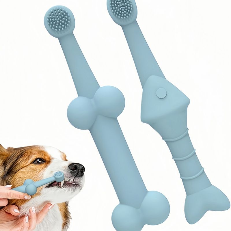Pawzy Ensemble de brosses à dents pour chats et chiots