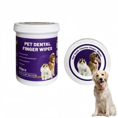 Pawzy Lingettes dentaires pour animaux