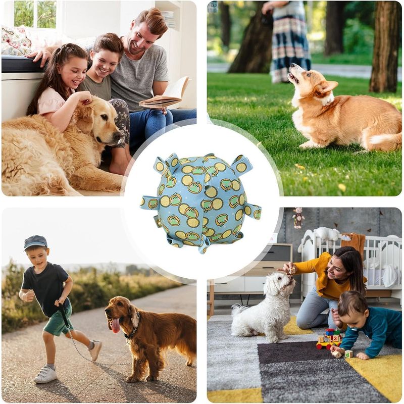 Pawzy Ballon foot interactif pour chien - durable et résistant