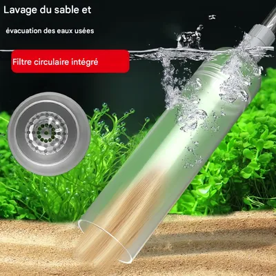 Pawzy Kit de nettoyage polyvalent pour aquarium