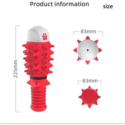 Pawzy Jouet à mâcher dentaire pour chien - Os nettoyant