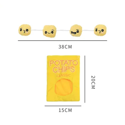 Pawzy Jouet en peluche pour chien - Sac de collation