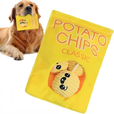 Pawzy Jouet en peluche pour chien - Sac de collation