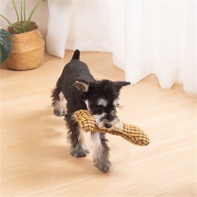 Pawzy Jouets en peluche en forme d'os pour chats et chiens