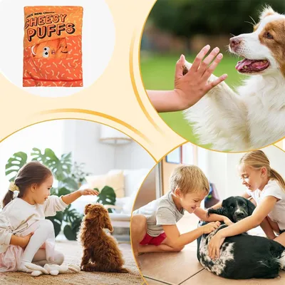 Pawzy Jouet en peluche pour chien - Sac de collation Pawzy Jouet en peluche pour chien - Sac de collation