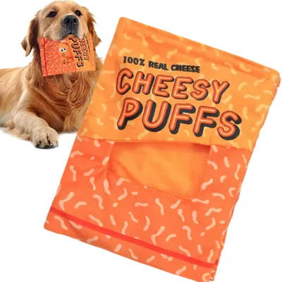 Pawzy Jouet en peluche pour chien - Sac de collation Pawzy Jouet en peluche pour chien - Sac de collation