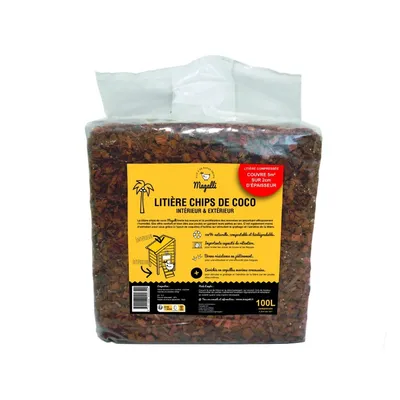 MAGALLI - Magalli - Litière Végétale en Chips de Coco MAGALLI - Magalli - Litière Végétale en Chips de Coco