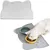 ZooVenture Tapis antidérapant pour nourriture pour chat ZooVenture Tapis antidérapant pour nourriture pour chat