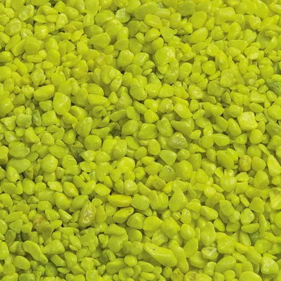 Gravier Neon jaune 1 kg pour aquarium.