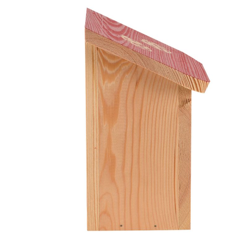 Esschert Design - Maison à coccinelles, toit coloré avec silhouette coccine