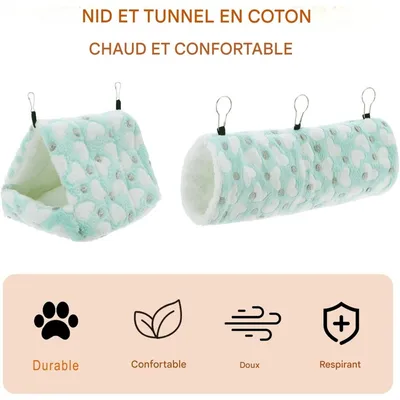 ZooVenture Hamaca para jaulas pequeñas para animales pequeños