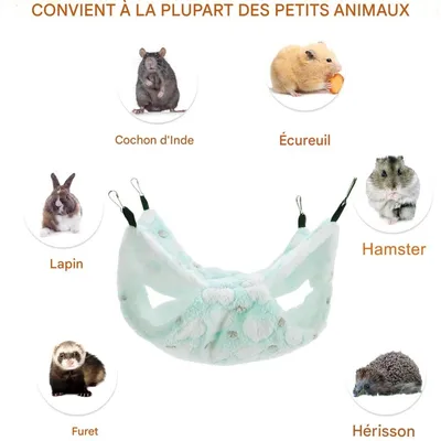 ZooVenture Hamaca para jaulas pequeñas para animales pequeños