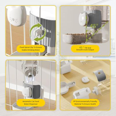 UAMLY Comedero colgante automático para conejos