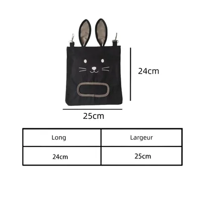 Zoomtopia Distributeur de foin pour lapins et petits animaux