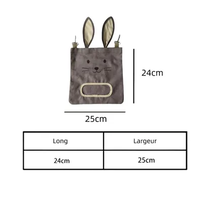 Zoomtopia Distributeur de foin pour lapins et petits animaux