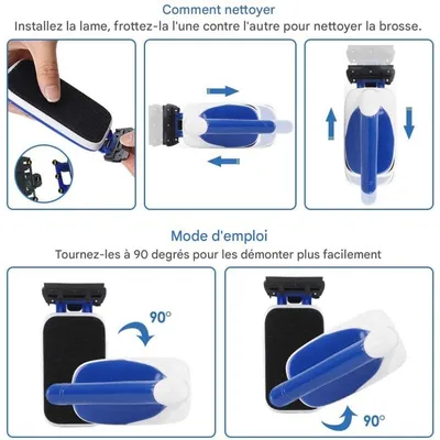 ZooVenture Pinceau magnétique pour nettoyer aquarium