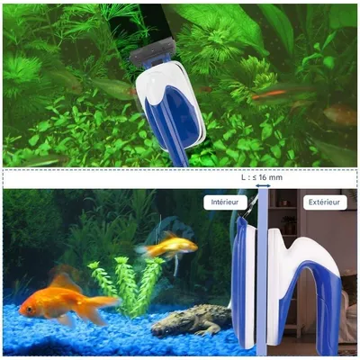 ZooVenture Pinceau magnétique pour nettoyer aquarium