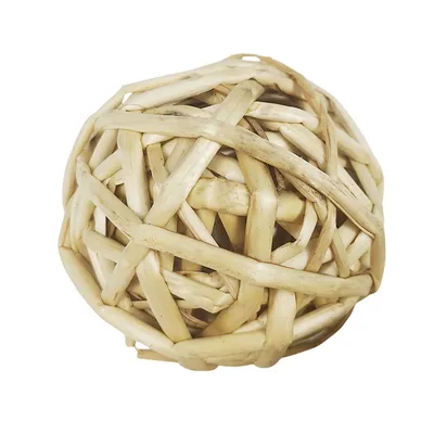 FurryFusion lot de 4 Balles d'herbe pour rongeurs