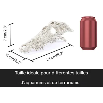 ZooVenture Décoration d'aquarium en forme de dinosaure pour poissons