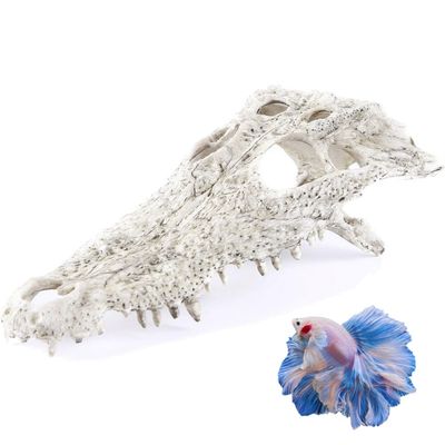 ZooVenture Décoration d'aquarium en forme de dinosaure pour poissons