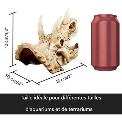 ZooVenture Décoration d'aquarium en forme de dinosaure pour poissons