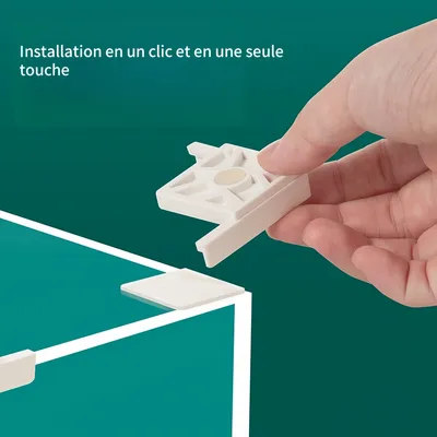 FurryFusion Lot de 4 bases de protection pour aquarium