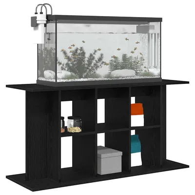 vidaXL support d'aquarium Bois d'ingénierie