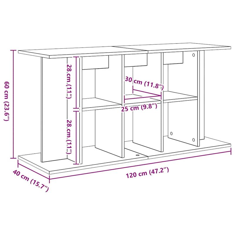 vidaXL support pour aquarium