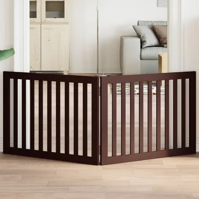 vidaXL barrière pour chien Bois