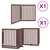 vidaXL barrière pour chien Bois vidaXL barrière pour chien Bois