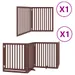 vidaXL barrière pour chien Bois