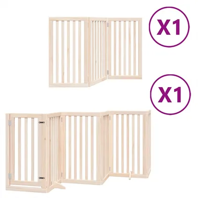 vidaXL barrière pour chien Bois
