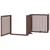 vidaXL barrière pour chien Bois vidaXL barrière pour chien Bois