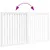 vidaXL barrière pour chien Bois