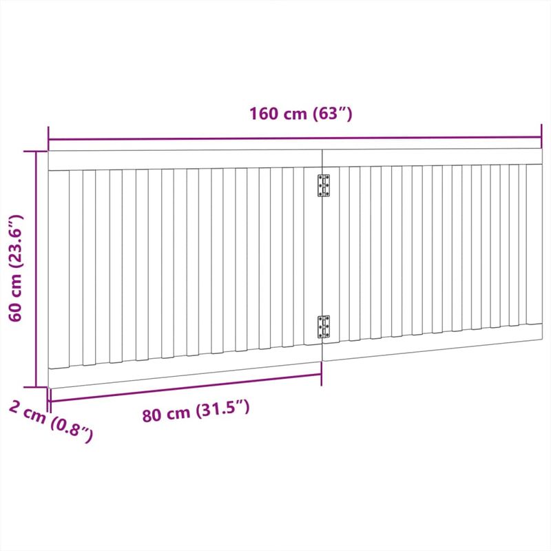 vidaXL barrière pour chien