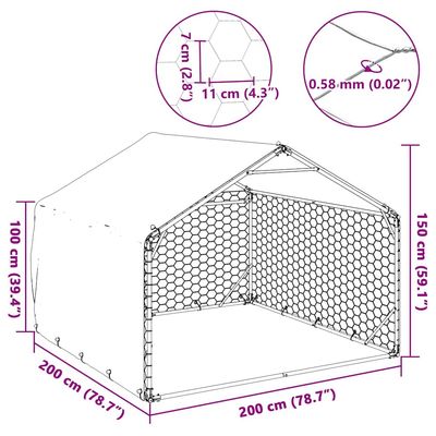 vidaXL Niche d'extérieur Acier