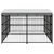 vidaXL chenil Acier