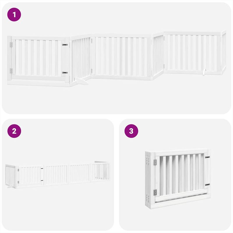 vidaXL barrière pour chien