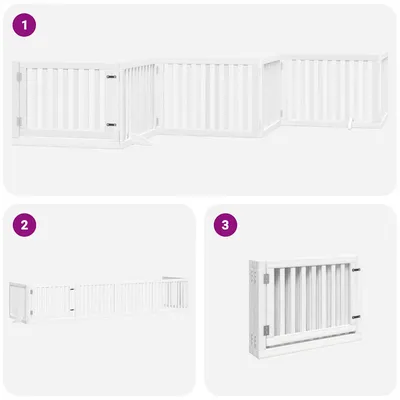 vidaXL barrière pour chien Bois