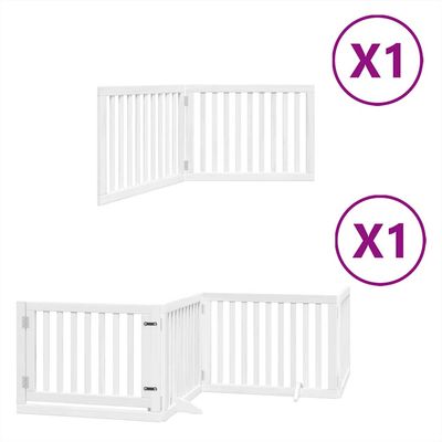 vidaXL barrière pour chien Bois