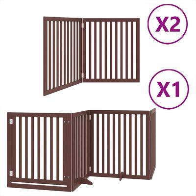 vidaXL barrière pour chien Bois