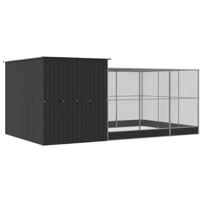 vidaXL volière Acier