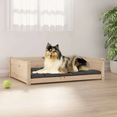 vidaXL lit pour chien Bois de pin