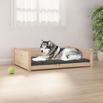 vidaXL lit pour chien Bois de pin