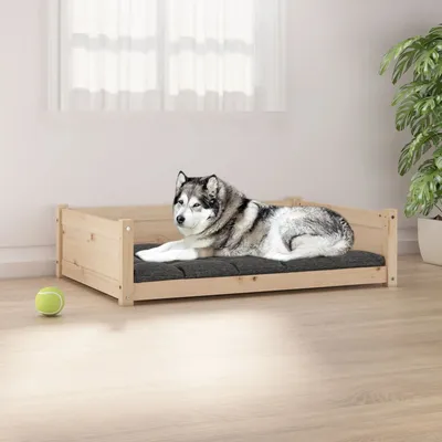 vidaXL lit pour chien Bois de pin