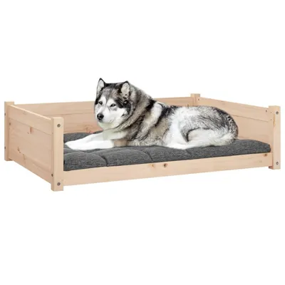 vidaXL lit pour chien Bois de pin