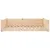 vidaXL lit pour chien Bois de pin
