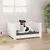 vidaXL lit pour chien Bois de pin