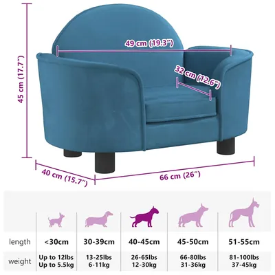 vidaXL lit pour chien Velours vidaXL lit pour chien Velours