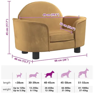 vidaXL lit pour chien Velours vidaXL lit pour chien Velours